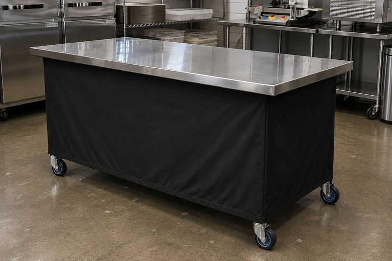 Crumbrella | Commercial Kitchen Worktable Undershelf Protector